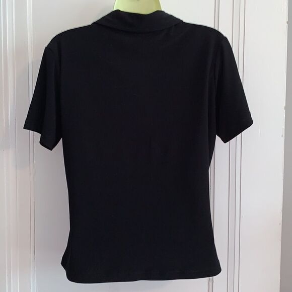 Van Tisse black  short sleeved polo shirt - Picture 6 of 7